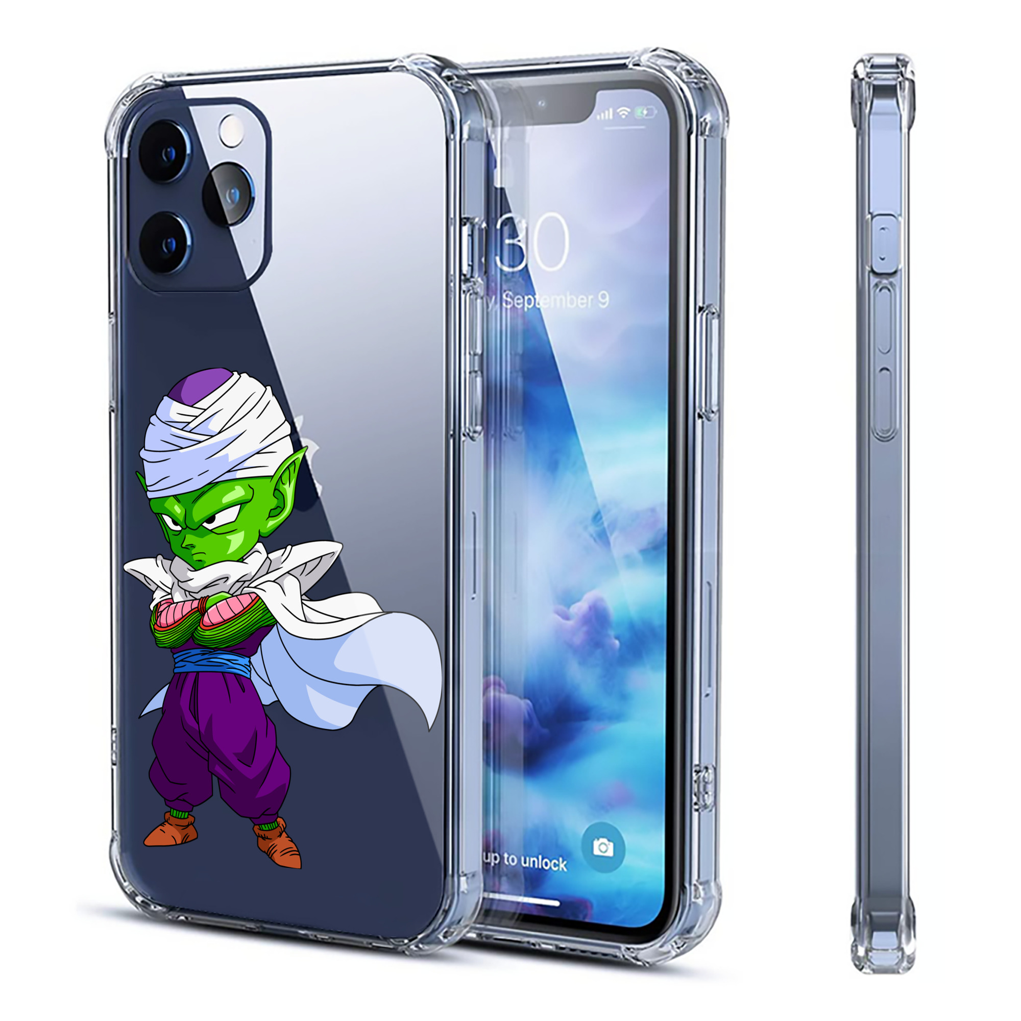 （画像用） ドラゴンボール ピッコロ DRAGON BALL Piccolo 【iPhone 12シリーズ対応】透明スマホケース（クリアソフトケース）